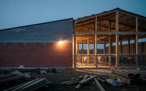 Stallbau in der Klemme: Brandschutz bremst Tierwohl aus - Foto: über boerse-global.de