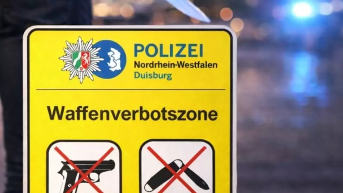 POL-DU: Hamborn: Genehmigung für eine Waffen- und Messerverbotszone auf dem Hamborner Altmarkt liegt vor - Bild: presseportal.de