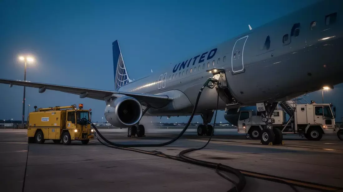 United Continental Aktie: Kerosin frisst Gewinn - Bild: über boerse-global.de