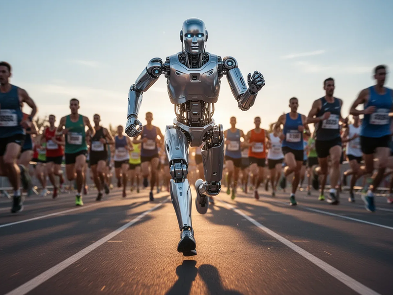Roboter Lightning knackt Halbmarathon-Weltrekord - Foto: über boerse-global.de