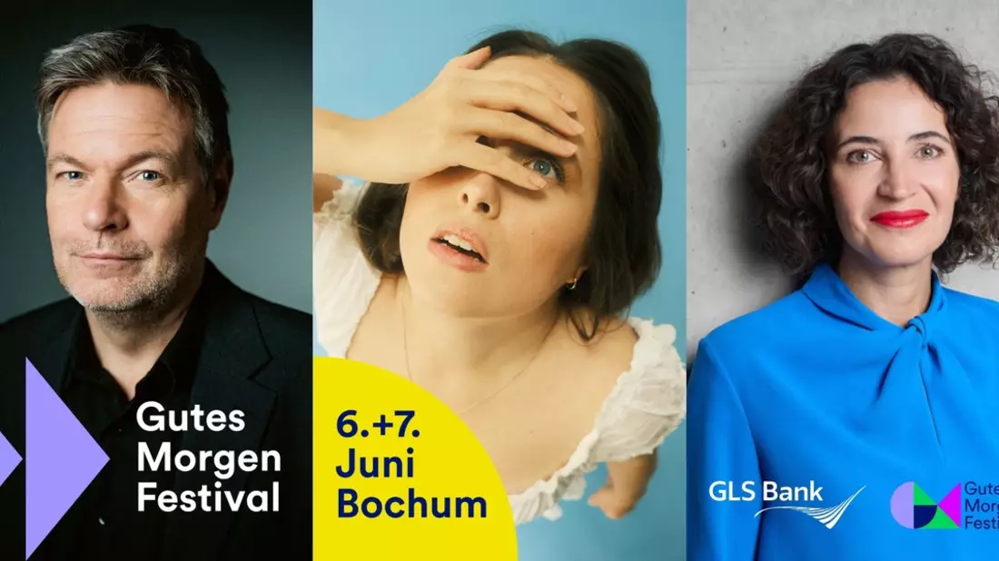 Gutes Morgen Festival: Robert Habeck und andere Promis beim Bochumer Nachhaltigkeitstreffen - Bild: presseportal.de