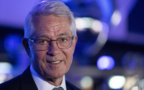 Fraport-Chef Schulte eröffnet das dritte Terminal des Frankfurter Flughafens.  - Foto: Boris Roessler/dpa