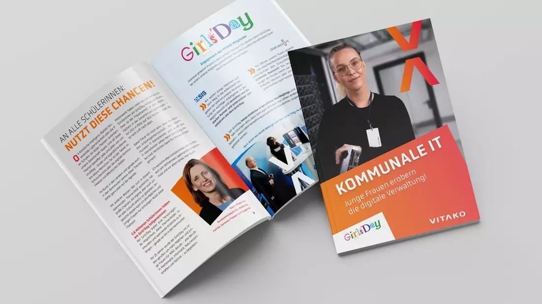 Girls' Day 2026: Junge Frauen erobern die IT / VITAKO-Booklet mit Vorwort von Bundesministerin Karin Prien sowie Impulsen von D21, NExT und VITAKO zur digitalen Zukunft der Verwaltung - Bild: presseportal.de