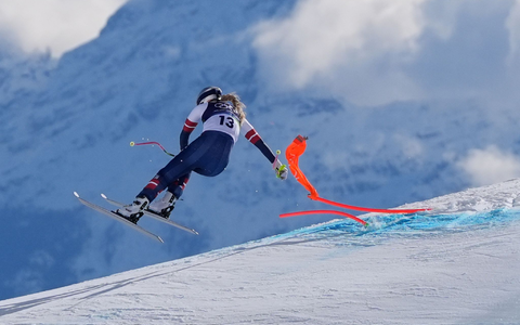 Lindsey Vonn stürzte in der Olympia-Abfahrt im Februar schwer. (Archivbild) - Foto: Jacquelyn Martin/AP/dpa