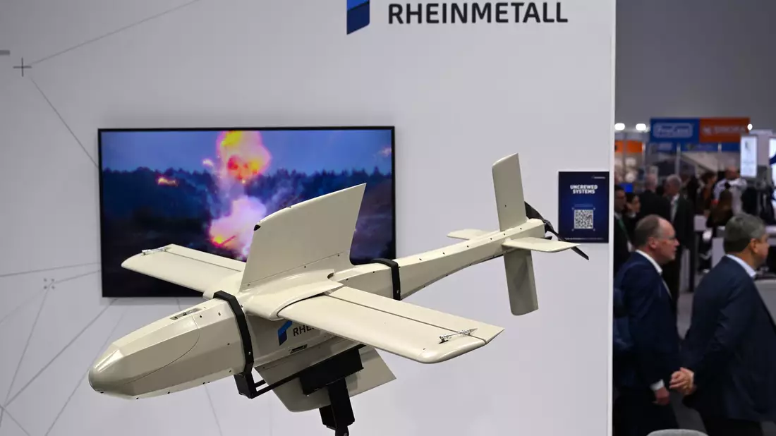 Rheinmetall hatte die Drohne vom Typ FV-014 neu entwickelt. (Archivbild) - Bild: Wolf von Dewitz/dpa