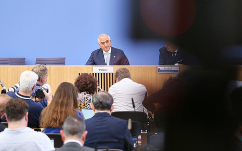 Reza Pahlavi am 23.04.2026 - Foto: via dts Nachrichtenagentur