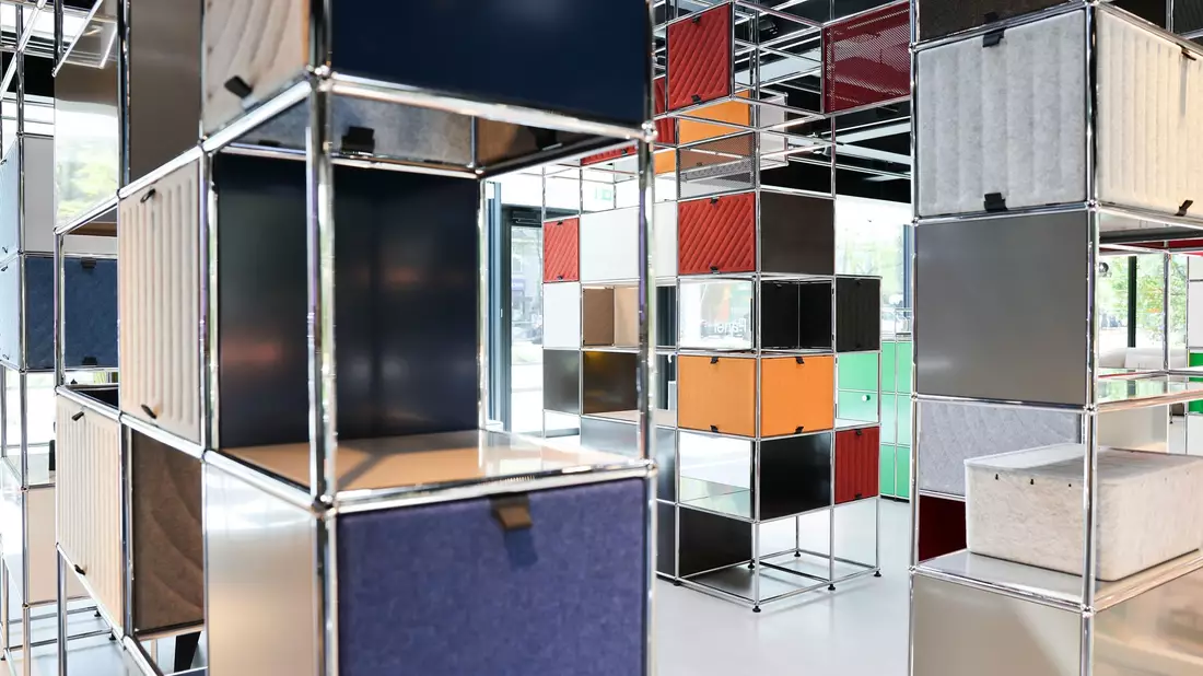 Am BGH geht es um das bekannte modulare Möbelsystem «USM Haller». - Bild: Christian Charisius/dpa