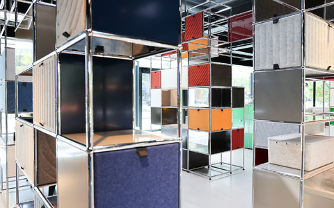 Am BGH geht es um das bekannte modulare Möbelsystem «USM Haller». - Foto: Christian Charisius/dpa