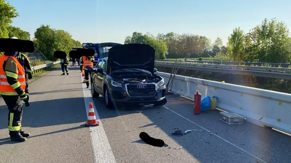 POL-PDLD: A65/AS Haßloch - Auffahrunfall mit Verletzten - Bild: presseportal.de