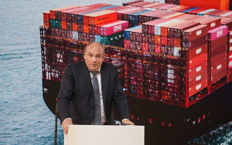 Der Niederländer Jansen ist seit Juli 2014 Chef der Reederei Hapag-Lloyd. (Archivbild)  - Foto: Marcus Brandt/dpa