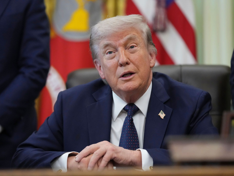 Trump: Putin bei G20 wäre hilfreich. - Foto: Mark Schiefelbein/AP/dpa