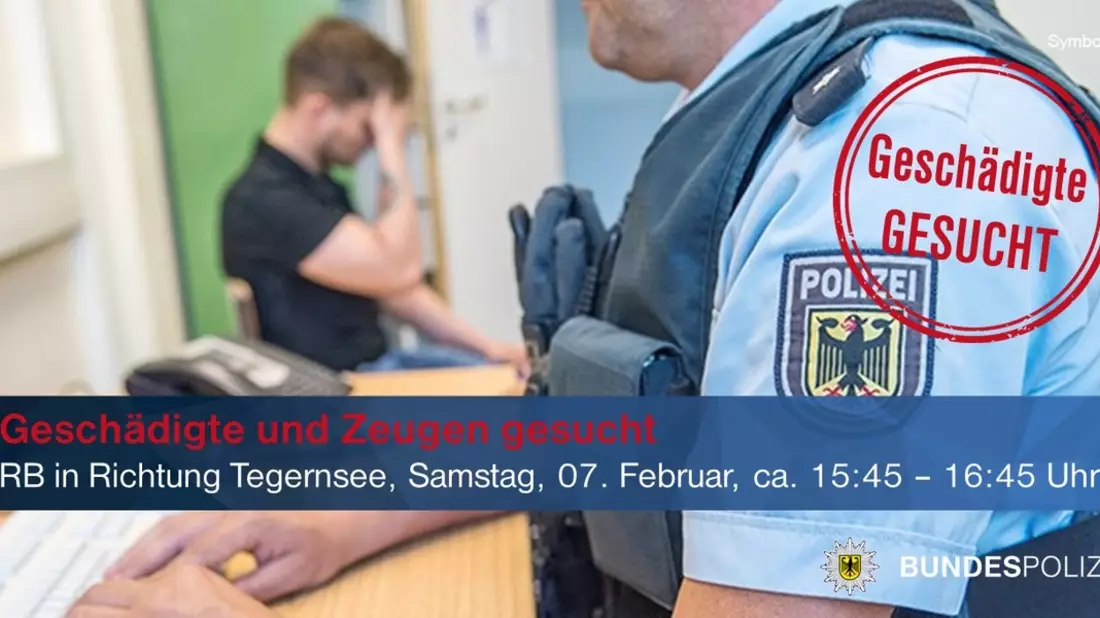 Bundespolizeidirektion München: Sexuelle Belästigung in Regionalbahn - Tatverdächtiger dank Videoauswertung identifiziert / Bundespolizei sucht Geschädigte - Bild: presseportal.de