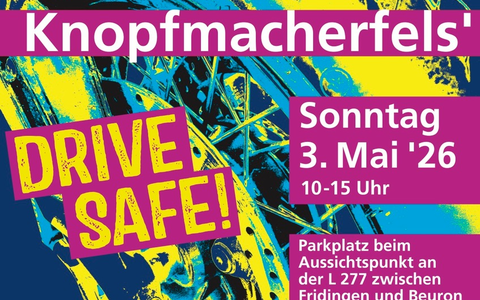 POL-KN: (Polizeipräsidium Konstanz) Biker-Aktionstag unter dem Motto Drive safe beim Knopfmacherfelsen zwischen Beuron und Fridingen a.d. Donau (03.05.2026) - Foto: presseportal.de