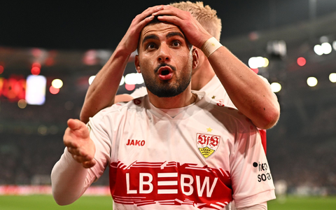 Deniz Undav sicherte dem VfB mit seinem Tor zum 1:1 die Verlängerung. - Foto: Tom Weller/dpa