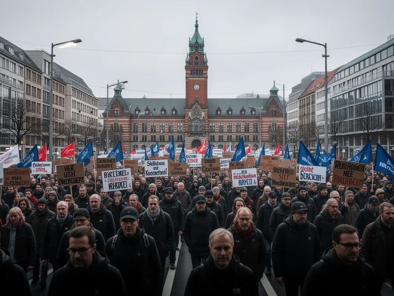GEW ruft zu Massenprotesten am 1. Mai auf - Foto: über boerse-global.de