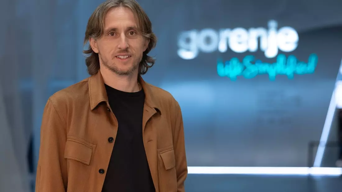 Perfektes Teamwork: Luka Modric und Gorenje auf der EuroCucina - Bild: presseportal.de