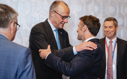 Merz und Macron haben die Verteidigungsministerien beauftragt, sich erneut über FCAS zu beugen. - Foto: Koch, Tobias/dpa-Zentralbild/dpa