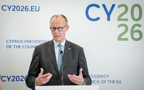 Kanzler und CDU-Chef Merz nimmt Vorschläge für Steinmeier-Nachfolge zur Kenntnis - Foto: Kay Nietfeld/dpa