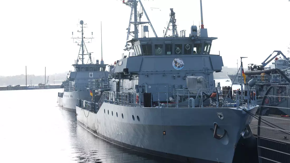 Die Minenjagdboote der Marine sind in Kiel stationiert. (Archivbild) - Bild: Marcus Brandt/dpa