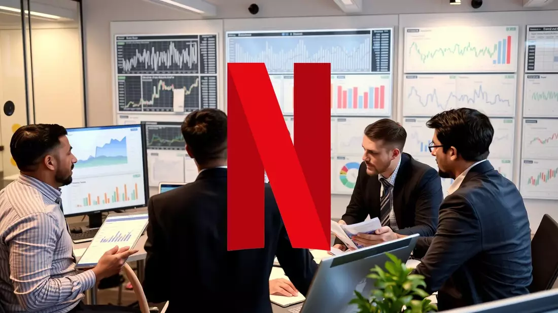 Netflix aprovecha el desplome bursátil para hacerse con un estudio histórico de Hollywood Illustration mit AI erstellt übermittelt durch boerse-global.de