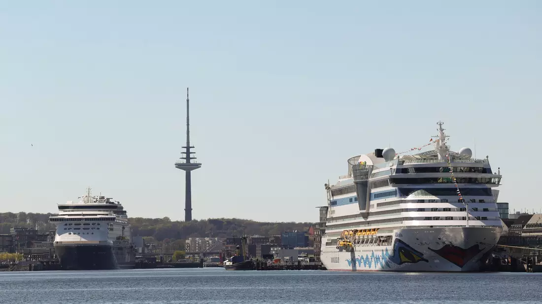 Kiel zählt zu Deutschlands beliebtesten Kreuzfahrthäfen Deutschlands. (Archivbild)  - Bild: Christian Charisius/dpa
