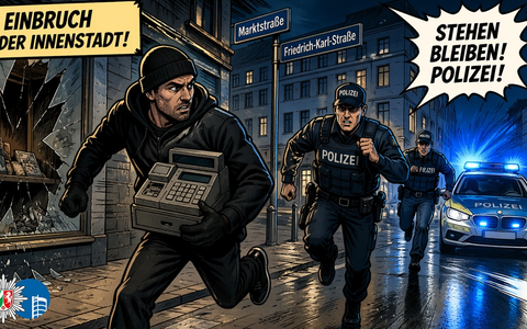 POL-OB: Einbruch in der Innenstadt - Tatverdächtiger vor Ort festgenommen - Foto: presseportal.de