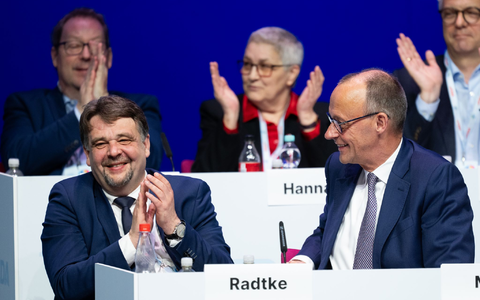Der CDA-Vorsitzende Radtke hatte Merz für dessen Äußerung zur Rente kritisiert. - Foto: Florian Wiegand/dpa