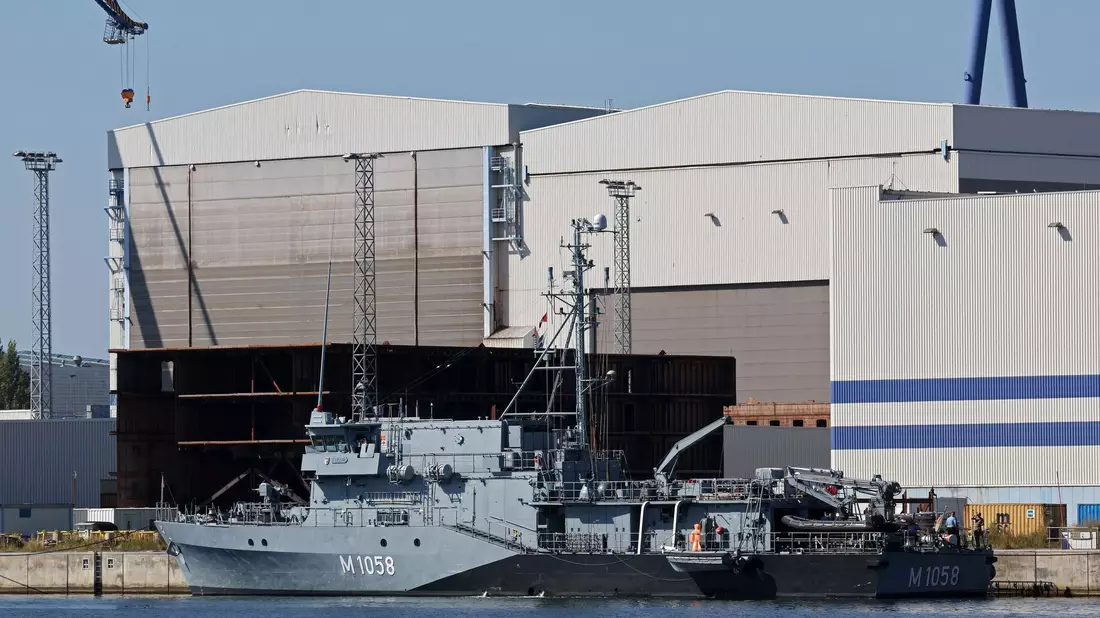 Das Minenjagdboot «Fulda» soll demnächst ins Mittelmeer verlegt werden. (Archivbild) - Bild: Bernd Wüstneck/dpa