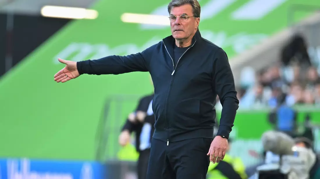 Ex-Gladbacher in Wolfsburg: Trainer Dieter Hecking. - Bild: Swen Pförtner/dpa