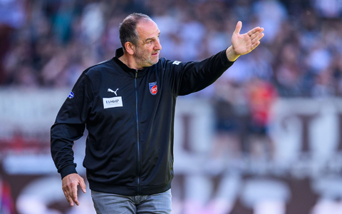 Gab die Richtung vor: FCH-Coach Frank Schmidt - Foto: Tom Weller/dpa