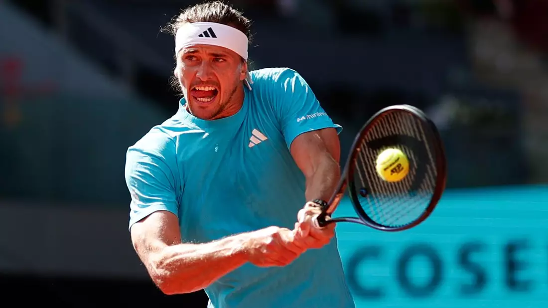 Erreichte die dritte Runde in Madrid: Alexander Zverev - Bild: Pablo Garcia/AP/dpa