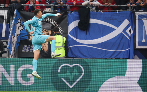 Brachte die TSG gegen den HSV in Führung: Fisnik Asllani.  - Foto: Christian Charisius/dpa