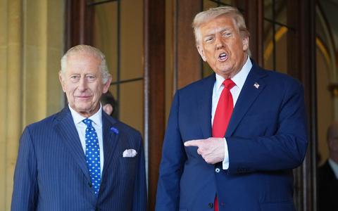 Donald Trump gilt als Fan der britischen Monarchie. (Archivbild) - Foto: Evan Vucci/AP/dpa