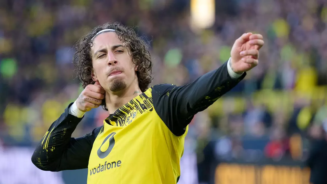 Traf zum 4:0 für Dortmund: Fabio Silva. - Bild: Bernd Thissen/dpa