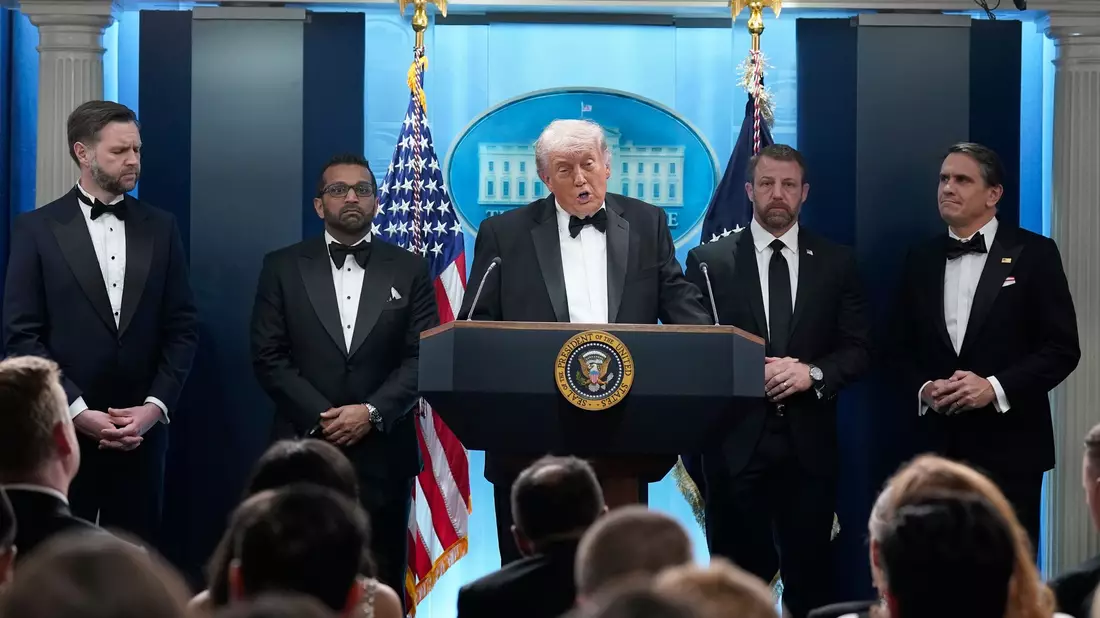 Trump rief nach dem Vorfall zu Versöhnung auf. - Bild: Jose Luis Magana/AP/dpa