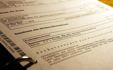 Steuerbescheid (Archiv) - Foto: via dts Nachrichtenagentur