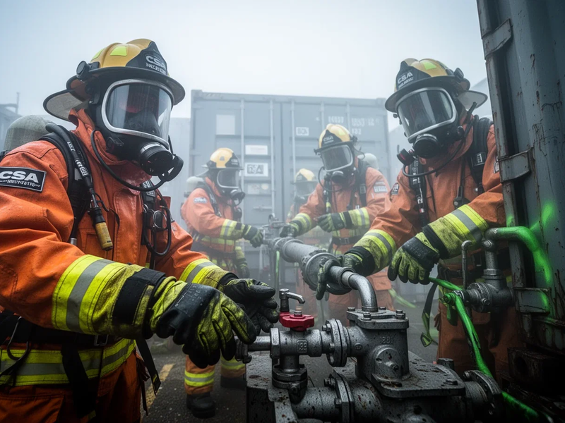 Gefahrstoffmanagement: Feuerwehren rüsten sich für komplexe Chemieunfälle - Foto: über boerse-global.de