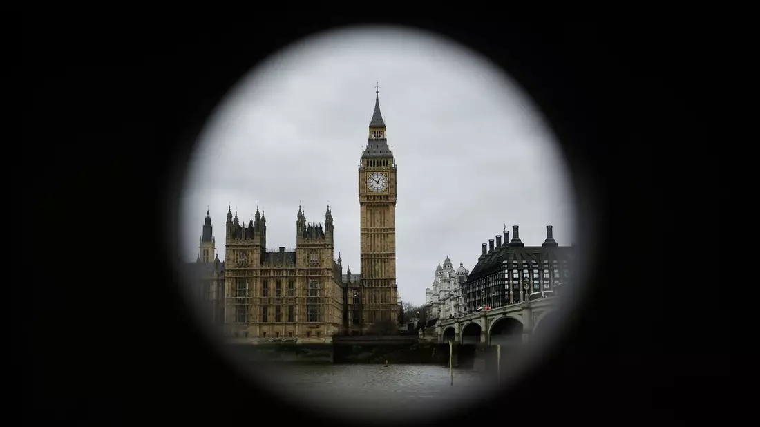 London im Blick: In Berlin geht es um die deutsch-britische Wirtschaftsbeziehung. (Archivbild)  - Bild: Matt Dunham/AP/dpa