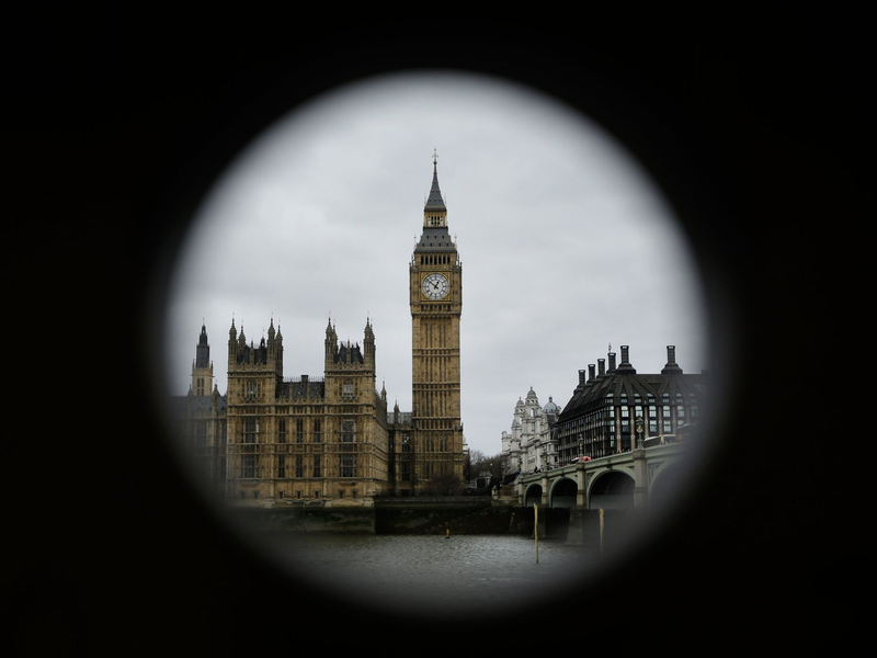 London im Blick: In Berlin geht es um die deutsch-britische Wirtschaftsbeziehung. (Archivbild)  - Foto: Matt Dunham/AP/dpa