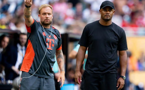 Rollentausch in Paris: Assistent Aaron Danks (l) wird den gesperrten Chefcoach Vincent Kompany am Spielfeldrand vertreten. (Archivbild) - Foto: Sven Hoppe/dpa