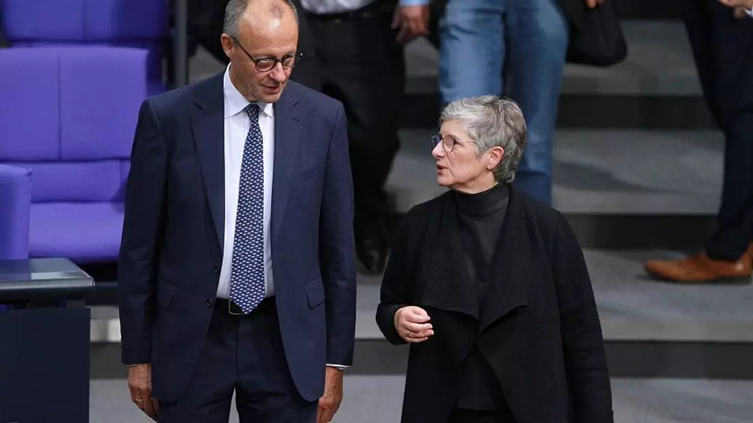 Friedrich Merz und Britta Haßelmann (Archiv) - Bild: via dts Nachrichtenagentur