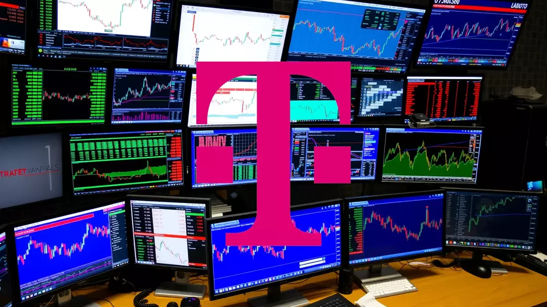 Deutsche Telekom’s Stock Takes a Double Hit: Labour Talks and Merger Jitters Illustration mit AI erstellt übermittelt durch boerse-global.de