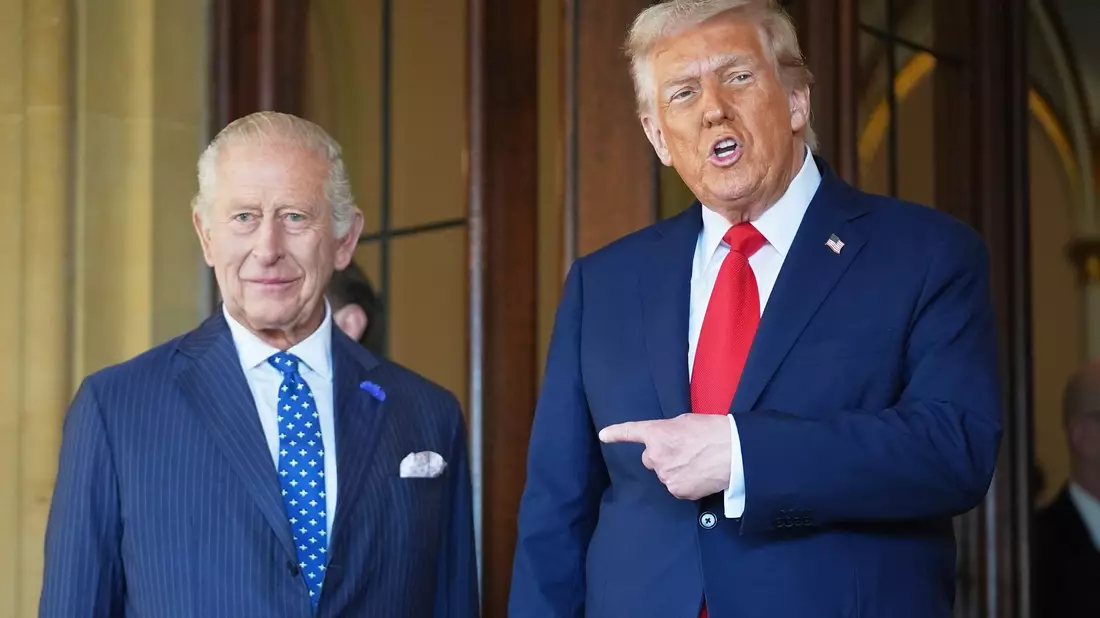 Trump bezeichnet den König als «Freund». (Archivbild) - Bild: Evan Vucci/AP/dpa