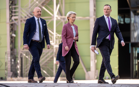 Zum Auftakt der Klausur der Fraktionsführung ist EU-Kommissionspräsidentin Ursula von der Leyen zu Gast. - Foto: Michael Kappeler/dpa