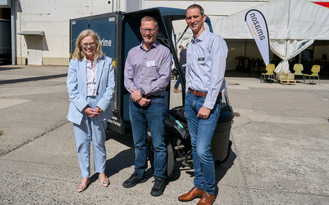 Immer mehr Amazon-Pakete kommen mit dem Rad: Verkehrssenatorin Bonde eröffnet neues Zentrum für Mikromobilität in Berlin - Foto: presseportal.de