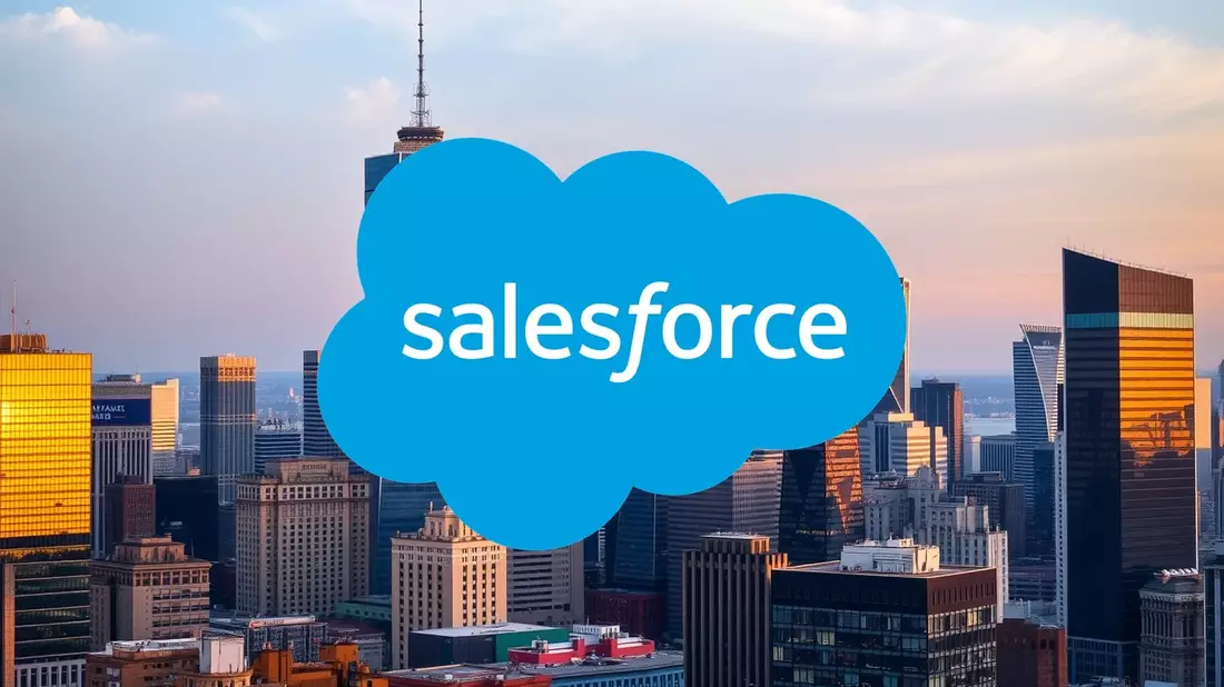 Salesforce: El pánico sectorial abre una brecha del 40% entre el precio y el consenso Illustration mit AI erstellt übermittelt durch boerse-global.de