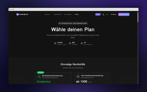 Simplyright: Überblick zu Kosten und Leistungen digitaler Rechtslösungen - Foto: presseportal.de