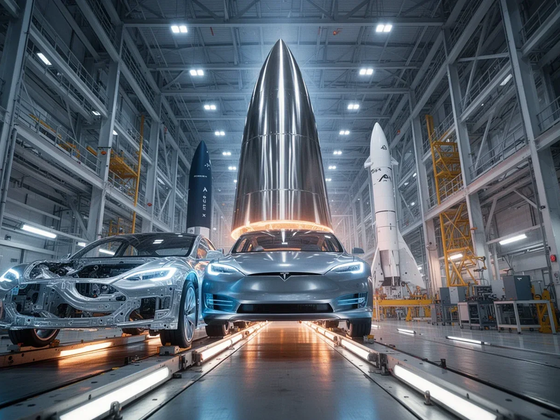 Tesla: 80–90% Merger-Chance mit SpaceX bis 2027 - Foto: über boerse-global.de