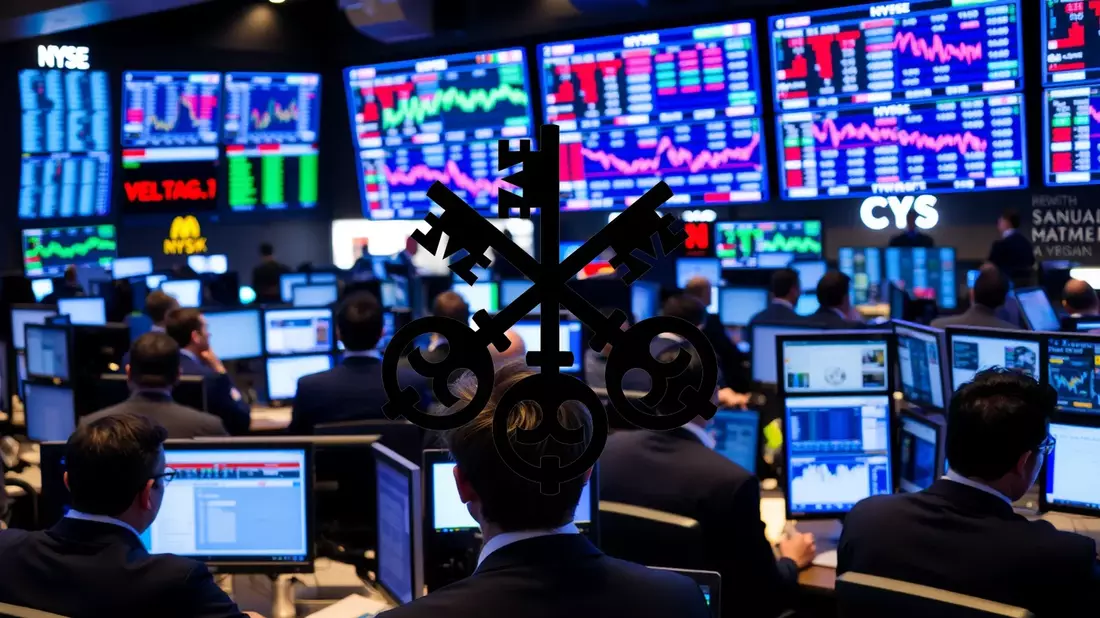 UBS Clocks $10 Billion Cost Target Early as Swiss Capital Rules Loom Over Q1 Results Illustration mit AI erstellt übermittelt durch boerse-global.de