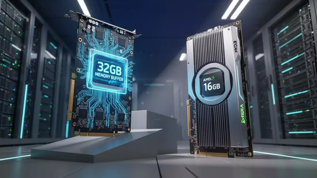 AMD Radeon AI Pro 9700 vs. NVIDIA RTX 5080: Der Kampf um die KI-Workstation - Bild: über boerse-global.de